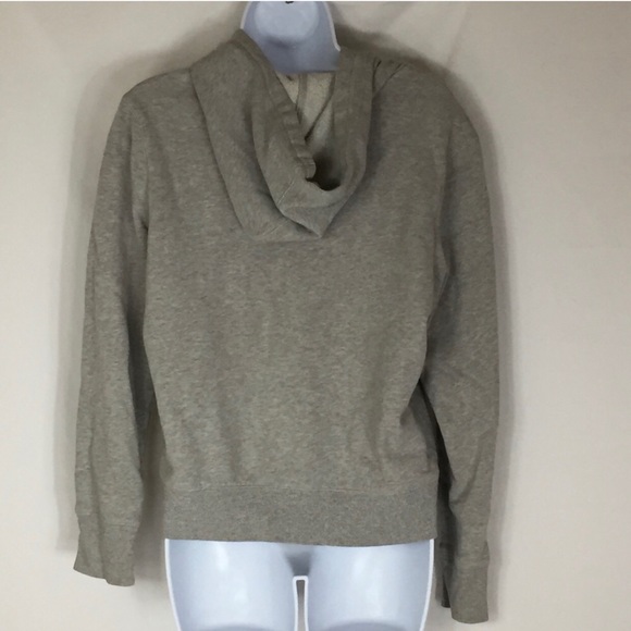 Cheetah Gray Boxy Cut Hooded Sweat Shirt Size L - Picture 3 of 8